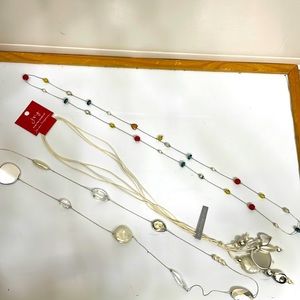 3 necklace fashion jewelry lot